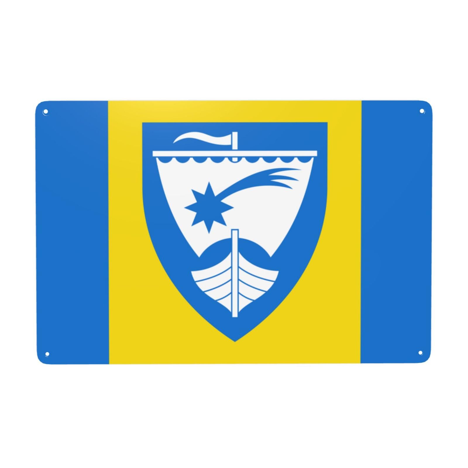 Saaremaa Valla Lipp Tin Signs 8x12 Inch Funny Vintage Metal Sign Man Cave Decor Garage Wall Decor