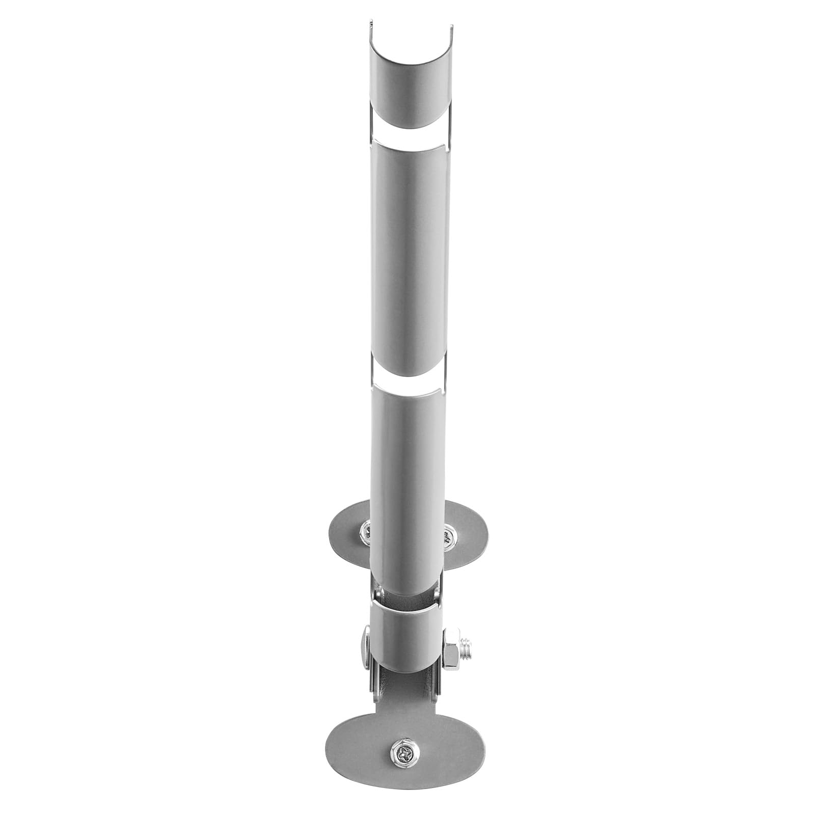 VEVOR Brazo de Extensión de Alambre de Púas, 10 Paquetes Extensores de Postes de Cerca de 31 cm, Extensor de Altura de Cerca de Acero para Evitar que Las Mascotas Salten para Cercas de Madera