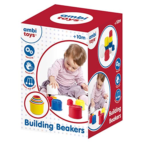 Ambi Toys, Building Beakers, Stacking Cups for