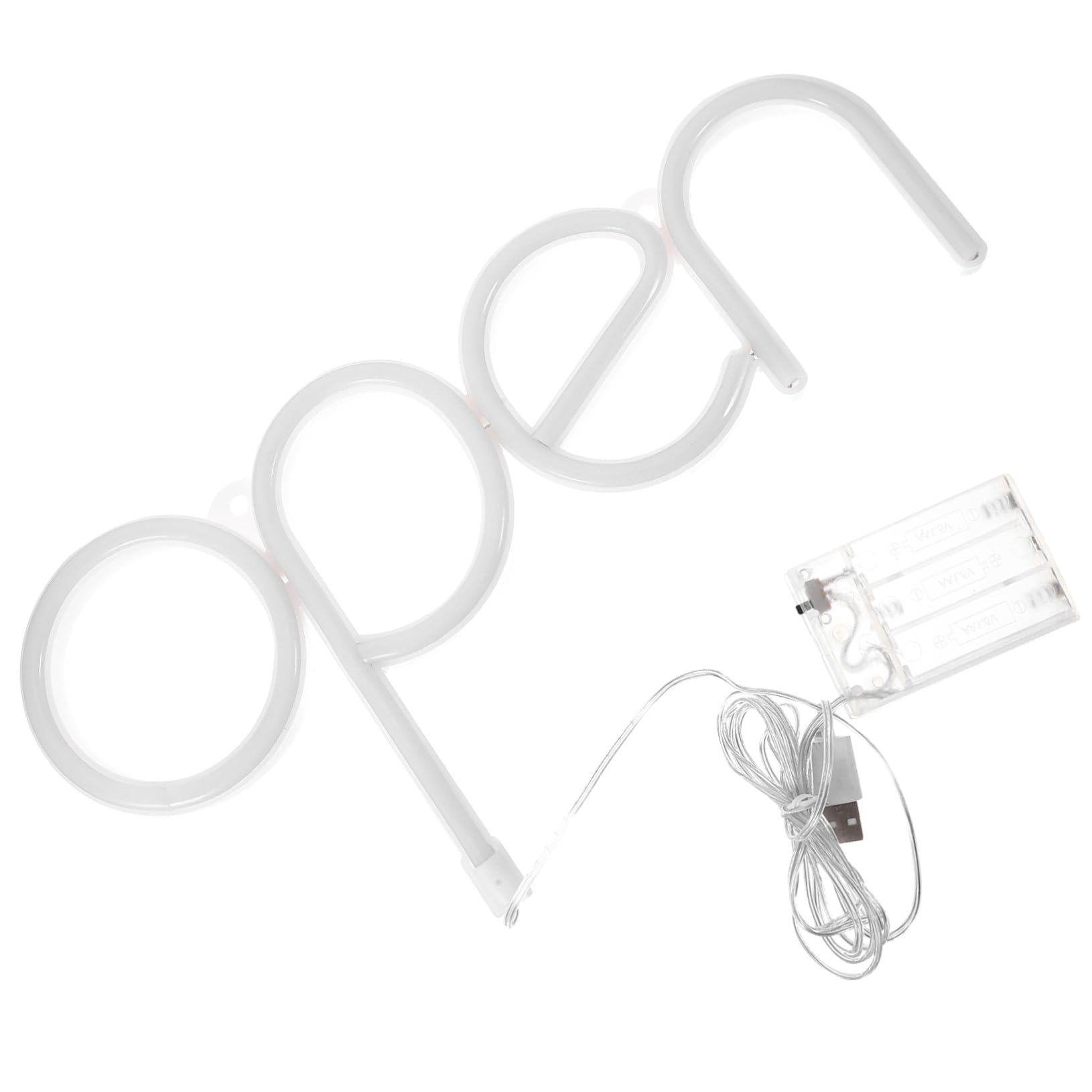KOMBIUDA Luces LED de Neón Letrero de Neón Abierto Luz para Pared Decoración de Pared para Tienda y Bar