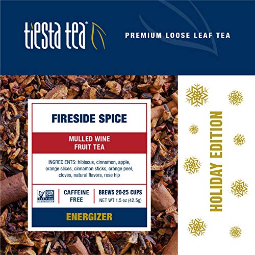 image for Tiesta Tea - Fireside Spice, Loose Leaf Mulled Wine Herbal tea, Non-Ca