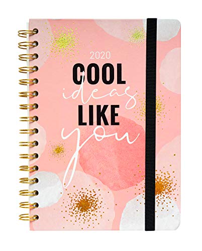 Erik ASVA51910 Agenda con Planner Settimanale 2019/2020 Glitter