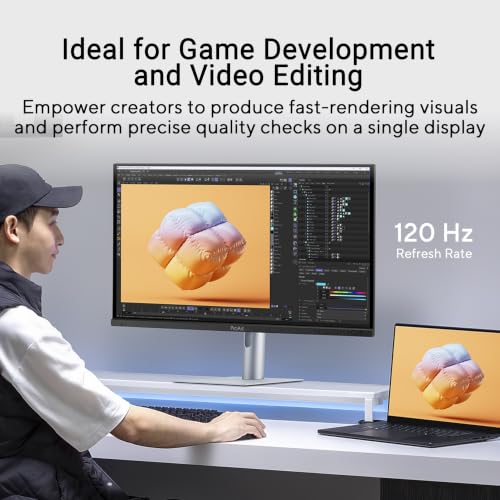 Image of ASUS ProArt Display 27 inch 4K OLED USB-C Professional Monitor (PA279CDV) - QD-OLED, 120Hz, HDR10, 99% DCI-P3, ΔE < 1.5, Calman Verified, USB-C (96W PD), AutoKVM, Ergonomic Stand, Mac, 3yr Warranty