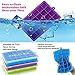 Morfone Silicone Ice Cube Trays 3 Pack with Removable Lid Easy-Release Flexible Ice Molds 24 Cubes per Tray for Cocktail, Whiskey, Baby Food, Chocolate, BPA Free