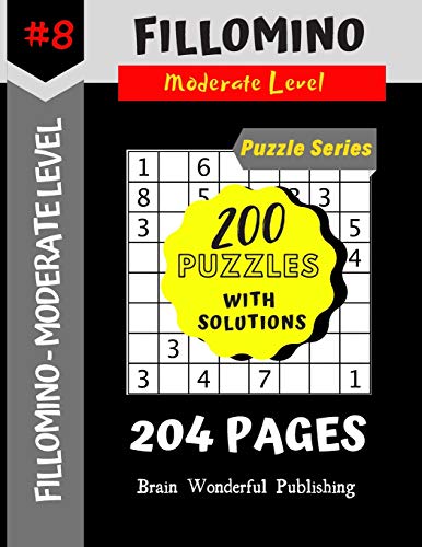 Fillomino Puzzle Series: 200 Brain Teasers Puzzle Book Collection (Fillomino 200 Puzzles)