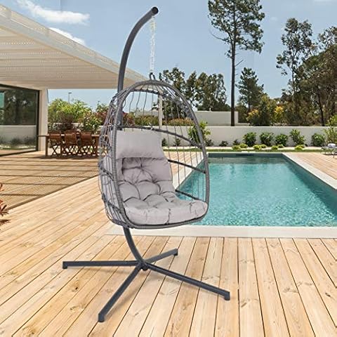 ECD Germany Silla Colgante con Soporte Cover