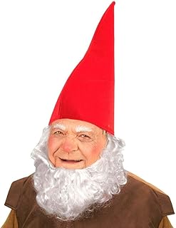 W WIDMANN MILANO Party Fashion - Gnome Hat for Men, Goblins, Elves, Christmas, Fairy Tales, Fantasy, Theater, Carnival, Halloween