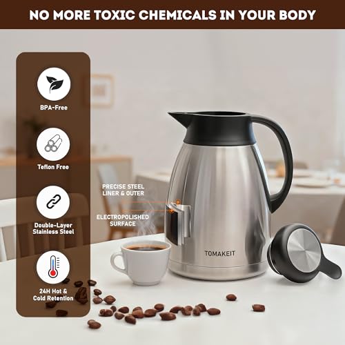 2L Stainless Steel Thermal Carafe