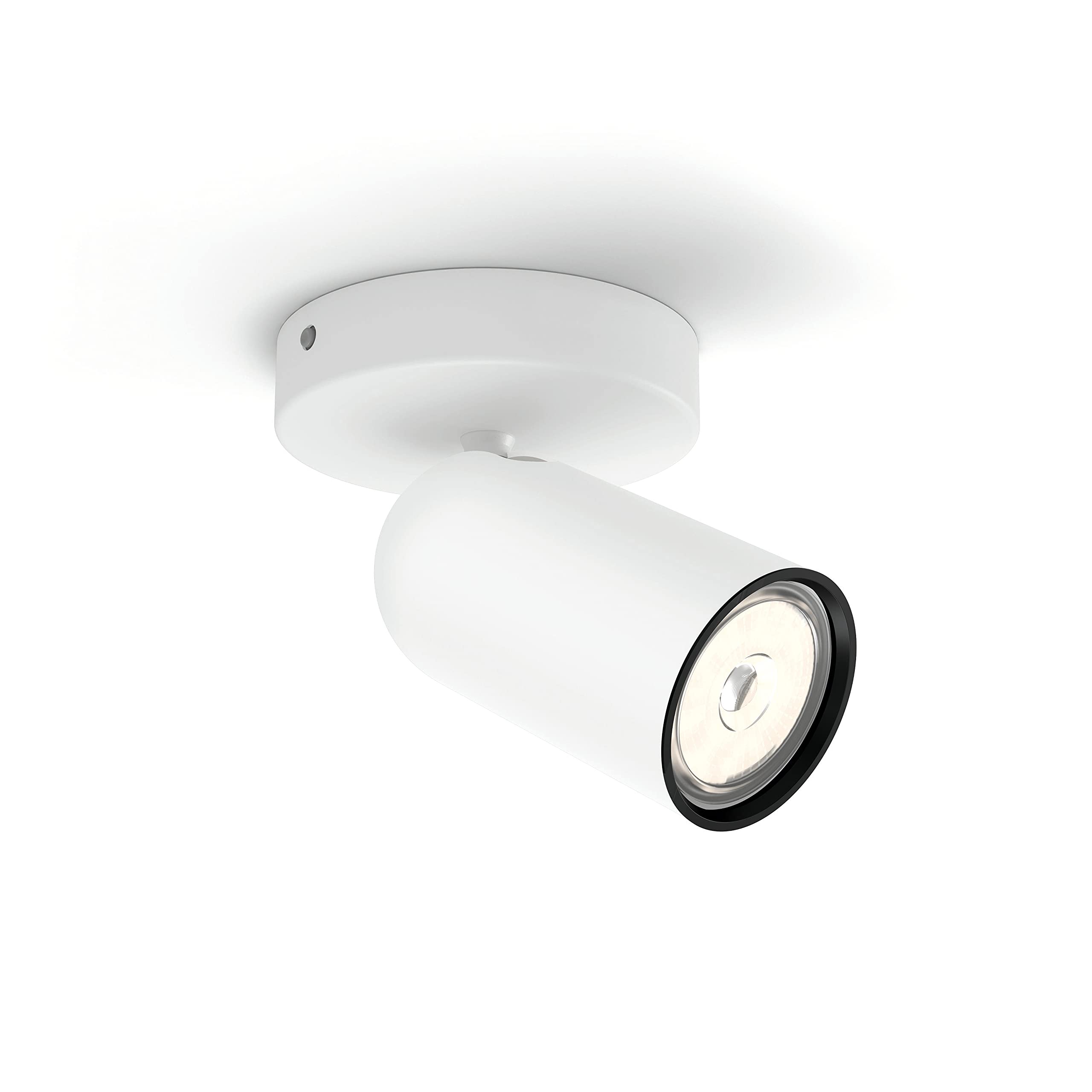 Philips Hue Pongee Aufbaustrahler (Weiß) - Weißes und Farbiges Licht - Wandleuchte oder Deckenstrahler 1 Flammig - GU10 - Hue White and Color Ambiance