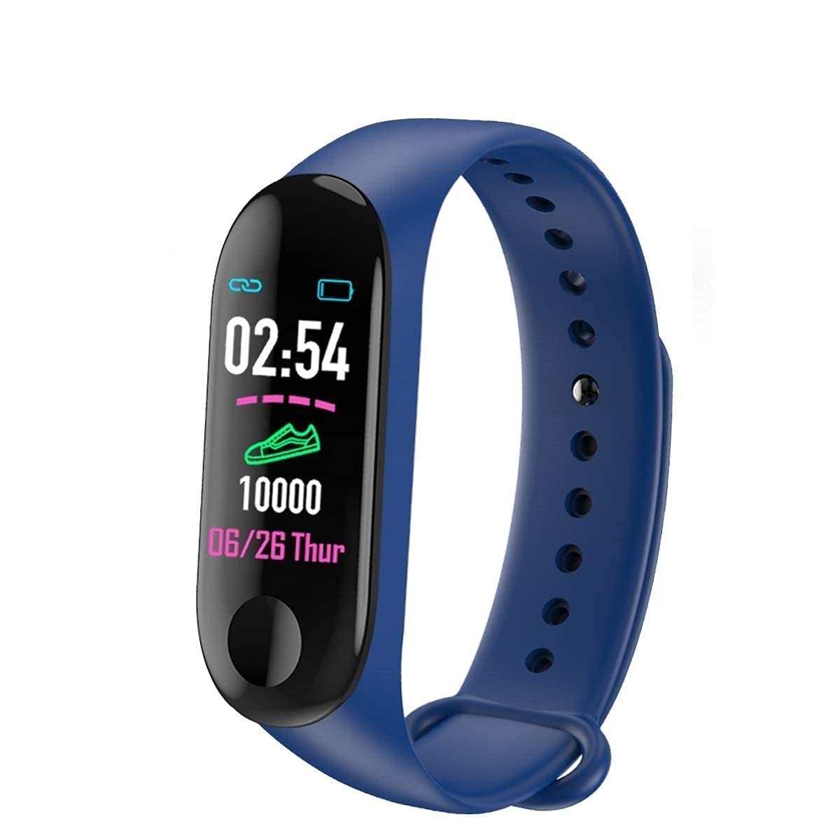 TechKing T3 Fitness Band Intelligence Bluetooth Health Smart Band Watch Monitor/Health Bracelet/Activity Tracker/Smart Fitness Band - Black (B094K1JKT9) Amazon Price History, Amazon Price Tracker