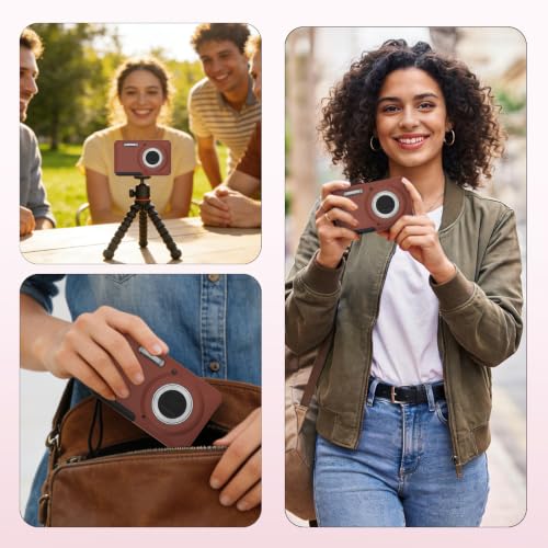 Funda silicona para KODAK PIXPRO FZ55 color marrón miniatura 5