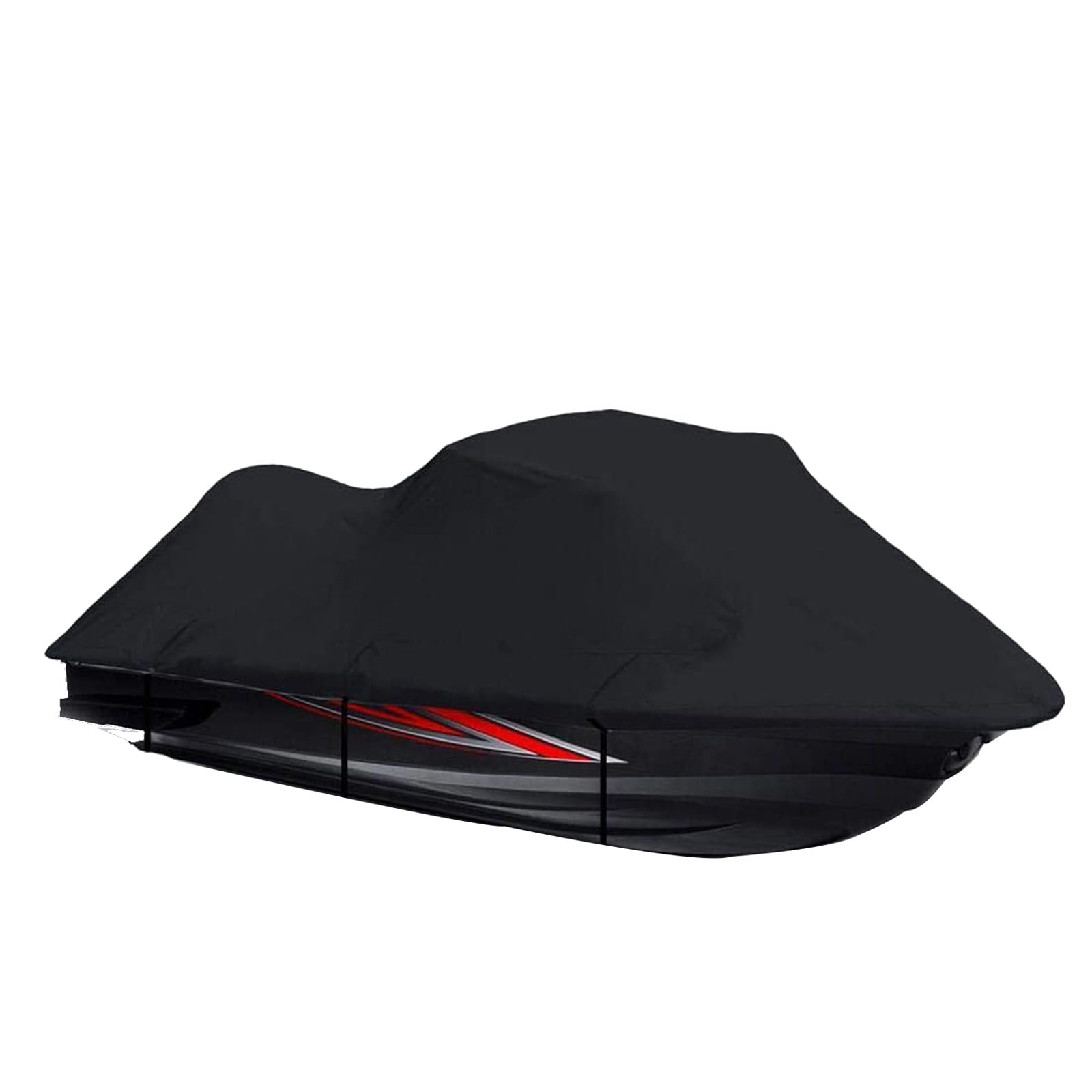 FBKPHSS Housse Jet Ski Bateau, Housse Étanche Poussière Protection Anti-UV Contre Soleil Stockage 600D Housse De Bateau pour Yamaha Sea-Doo Kawasaki Jusqu'à,136""~145""(3 Seater)