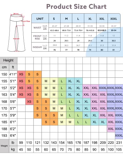 Promover Women's Wide Leg Yoga Pants High Waist Bootcut Sweatpants For Workout Lounge Stretch Pants With Pockets Loose (Black, S) #TOP3