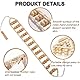 2 Stück Massageroller Rücken Mit Griff Maderotherapie Set, Faszienrolle Holz, Cellulite Massagegerät, Massageroller Holz, Massage Roller, Für Nacken, Beine, Rücken, Körper