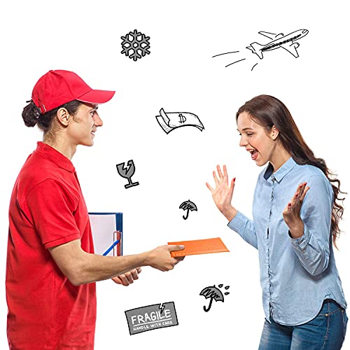 Image of Metronic Bubble Mailers 4x8 Inch 800 Pack Orange Bubble Envelopes | Usable Size 4x7 inch Waterproof Padded Mailing Envelopes for Shipping Jewelry Makeups