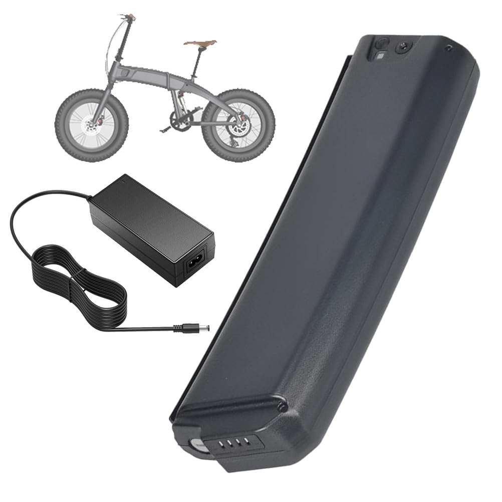 Batterie Li-ION 36 V 10,4 Ah 14 Ah 12 Ah Batterie Rechargeable 48 V Batteries Lithium 36 V Batteries Trottinette pour Moteur 250 W à 700 W avec Chargeur et Port 4 Ports,48v10.4ah