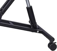 Vista 1 de HURRISE Taburete de rodilla con soporte de espalda, silla de rodillas ajustable en altura con corrección de postura, taburete de rodilla con base