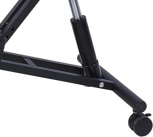 HURRISE Taburete de rodilla con soporte de espalda, silla de rodillas ajustable en altura con corrección de postura, taburete de rodilla con base