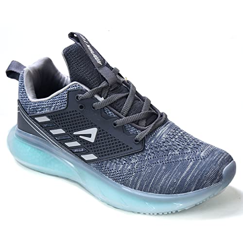 Image of Impakto Gravity Running Shoes for Men | Lightweight & Breathable Sports Shoes | Soft Cushioned Insole | Anti Skid EVA Sole | Laceup Shoes for Jogging, Walking, Gym & Casual Outings