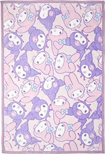 丸眞 ハーフ毛布 サンリオ マイメロディ フェイシーズガールズ ブランケット H140×W100cm かわいい ふわふわ おしゃれ 防寒グッズ 3245011000