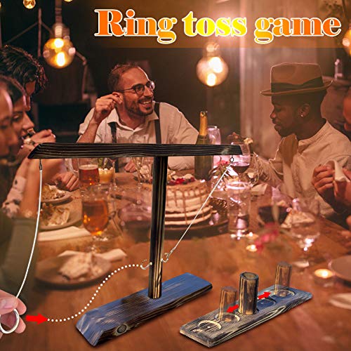 image for Hedgx Ring Toss Games for Adults, Handheld Games with Shot Ladder Bund