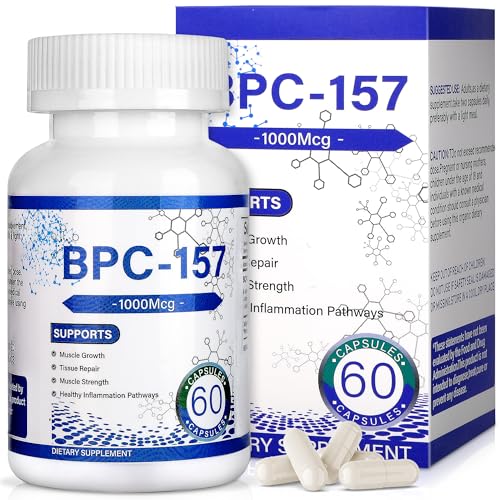 Trihood 157 Capsules 1000 mcg, BPC 157 Supplement New Protective Compound, Non-GMO, Gluten-Free, 60 Count
