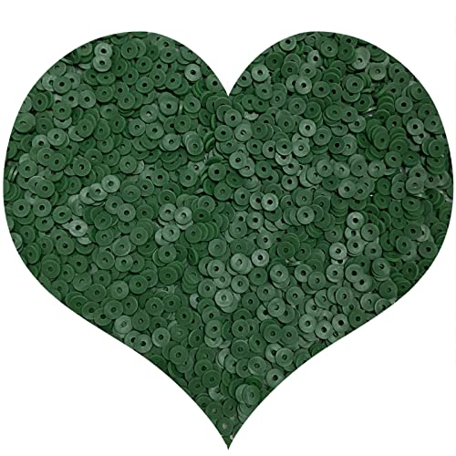 Xinhongo 2000pcs Evergreen Clay Heishi Beads for Jewelry Making - Polymer Clay Flat Beads for Earrings, Bracelets, Necklaces
