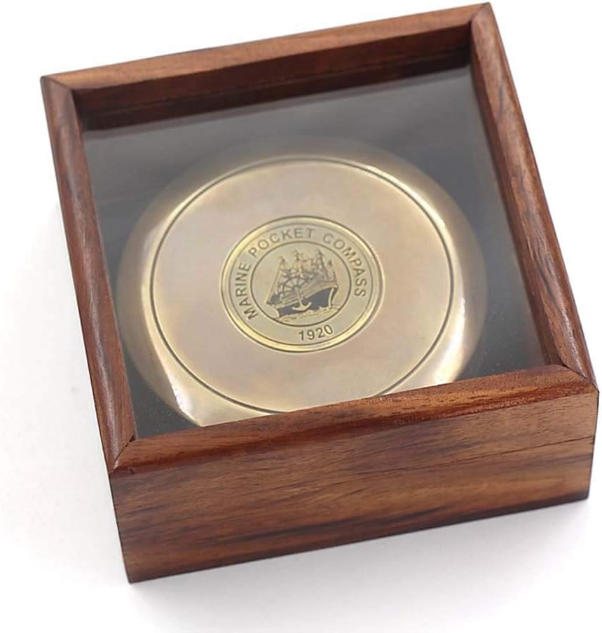 Compass Gift for Mom/Dad, Vintage Pocket Compass Engraved with Go Confidently Customized Gifts for Women/Men, Baptism 2026 Communion Christian Luxury Gift, Anniversary or Keepsake