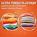 Ultra Fresh 5 Gallon Liquid Laundry Detergent Washing Soap for All Machine Types, 6X Platinum, Up to 640 Loads, Original Blue