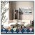 BUBOS 8 Pcs Art Acoustic Wall Panel,47.2”x31.4”Self Adhesive for Home Decor