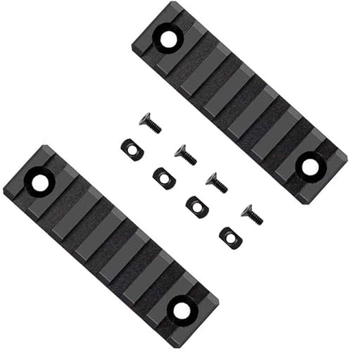 360 Tactical 7 Slots M-LOK Sección de riel para M Lok Handguard Siete ranuras Rail Set de 2 piezas