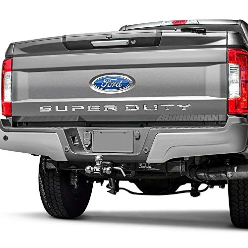 Image of Eurosport Daytona 2017 Ford Super Duty Chrome Tailgate Lettering Kit