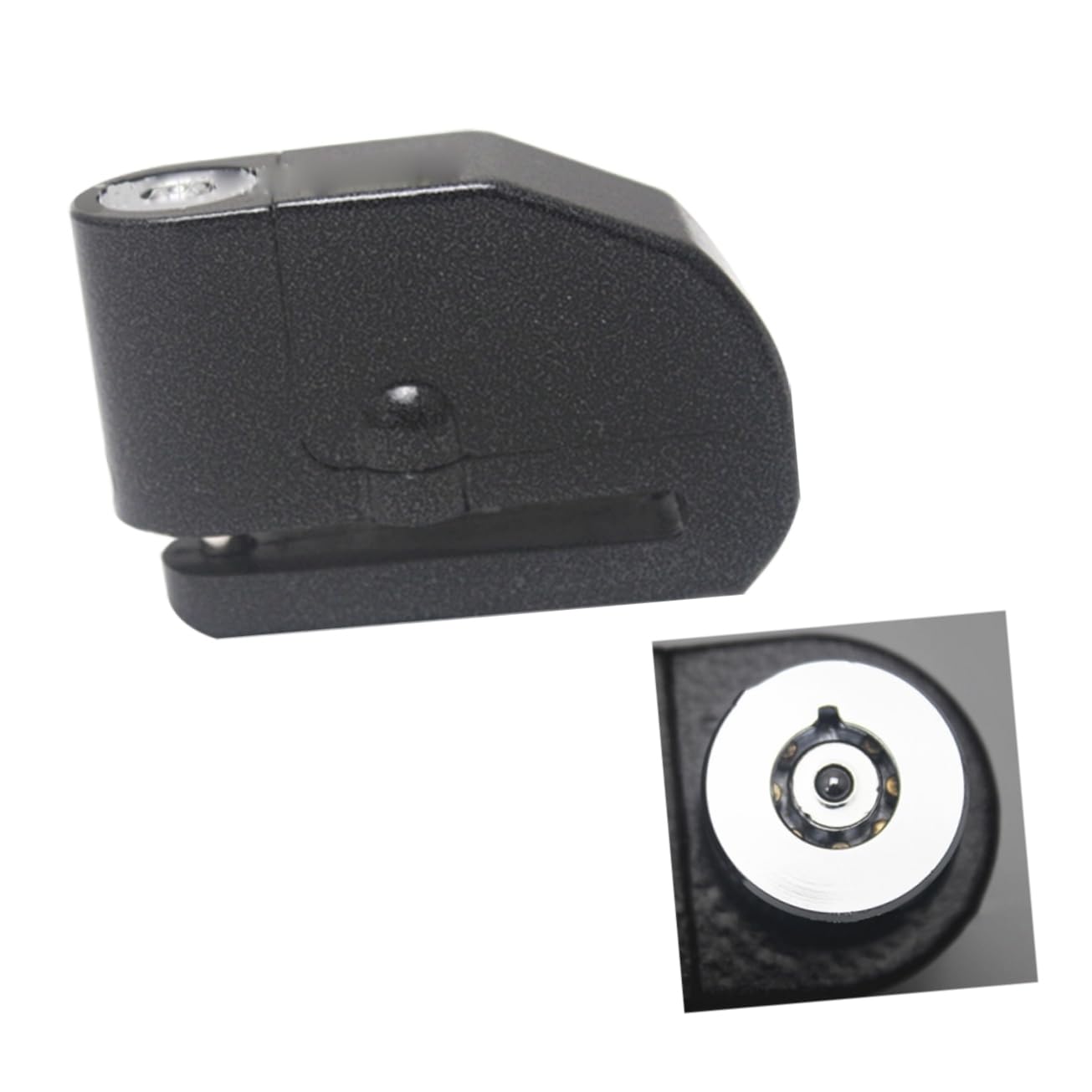 FUNOMOCYA Motorcycle Disc Brake Lock with Alarm Pin Theft Security Lock for Bikes Scooters Weather Resistant Easy to Use Wide Application