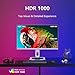 INNOCN 27" 4K HDR1000 Mini LED Computer Monitor, 99% DCI-P3 99% sRGB, 1.07B Colors, IPS, USB-C, HDMI 2.0, DP, Auto Brightness, Pivot Sensor, Swivel/Height Adjustable, Mountable - 27M2U