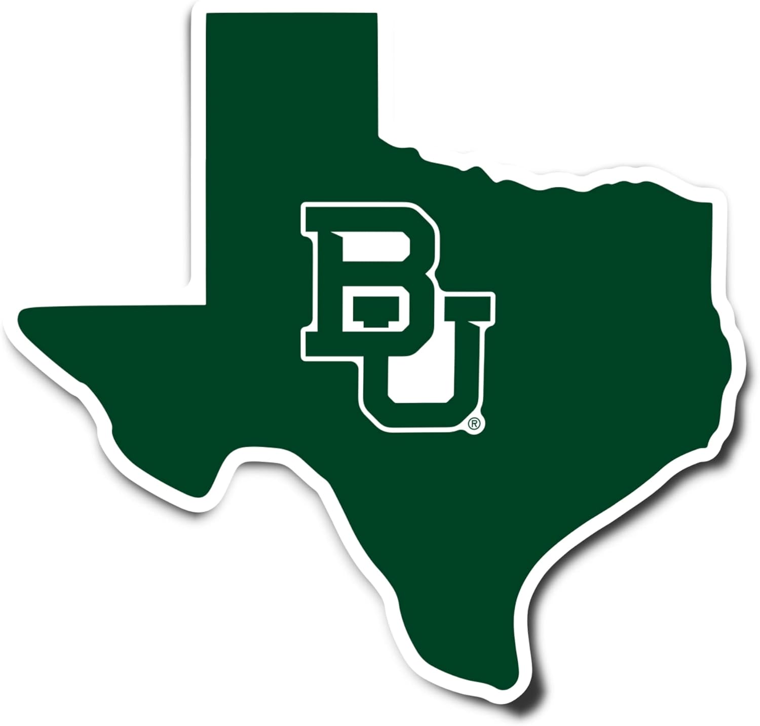 Desert Cactus Baylor University Bears Vinyl Decal Laptop Water Bottle Car Scrapbook (State Border Sticker)