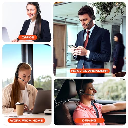 Delton DBTHEAD10XBTDL 10X Bluetooth Computer Headset, Over-The-Head Single Ear Wireless Headset thumb #7