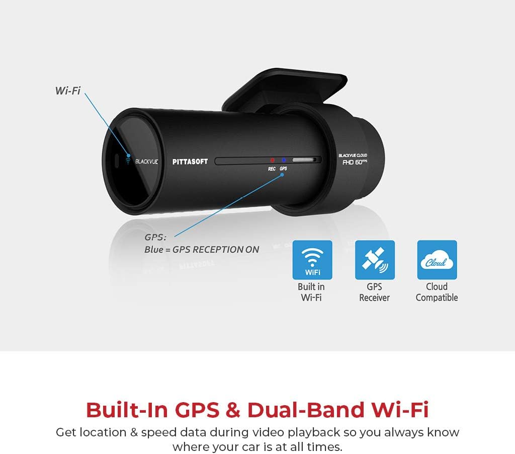 Blackvue DR750S-2CH with Built-in GPS and Wi-Fi