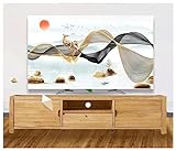 FLYUFO Cubierta Antipolvo De TV A Prueba, Cubierta TV Cubierta Protectora Universal para TV, Cubierta Antipolvo TV...