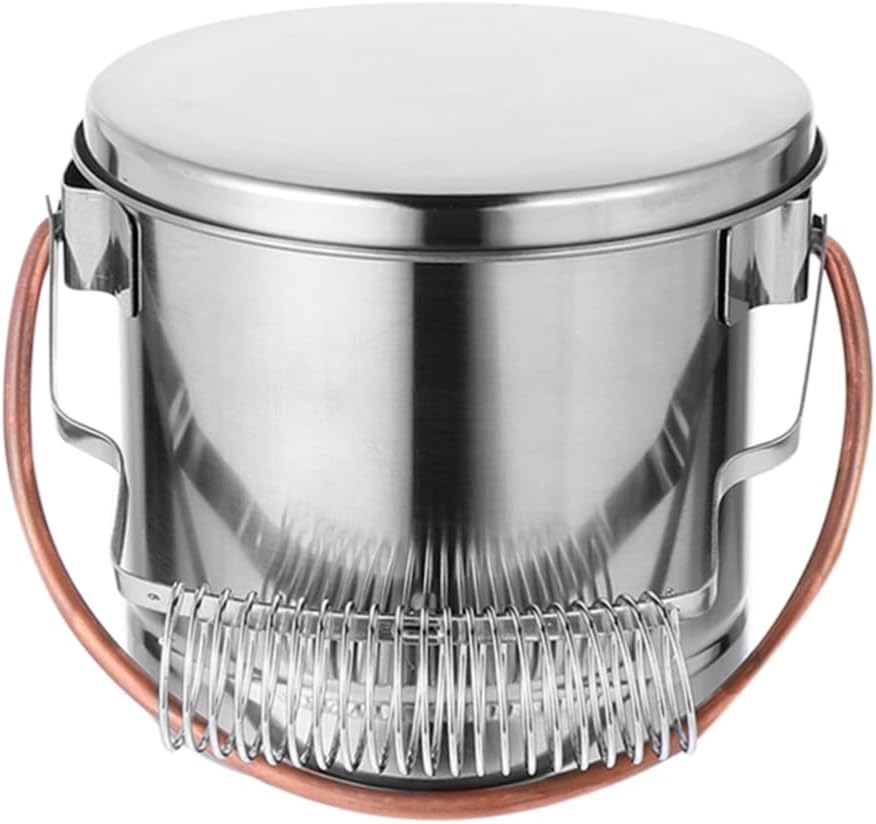 1pc Stainless Steel Paint Brush Washer Removable Strainer for Easy Cleaning Portable Brush Wash Tank for Artists and Students for Oil Painting and Watercolor