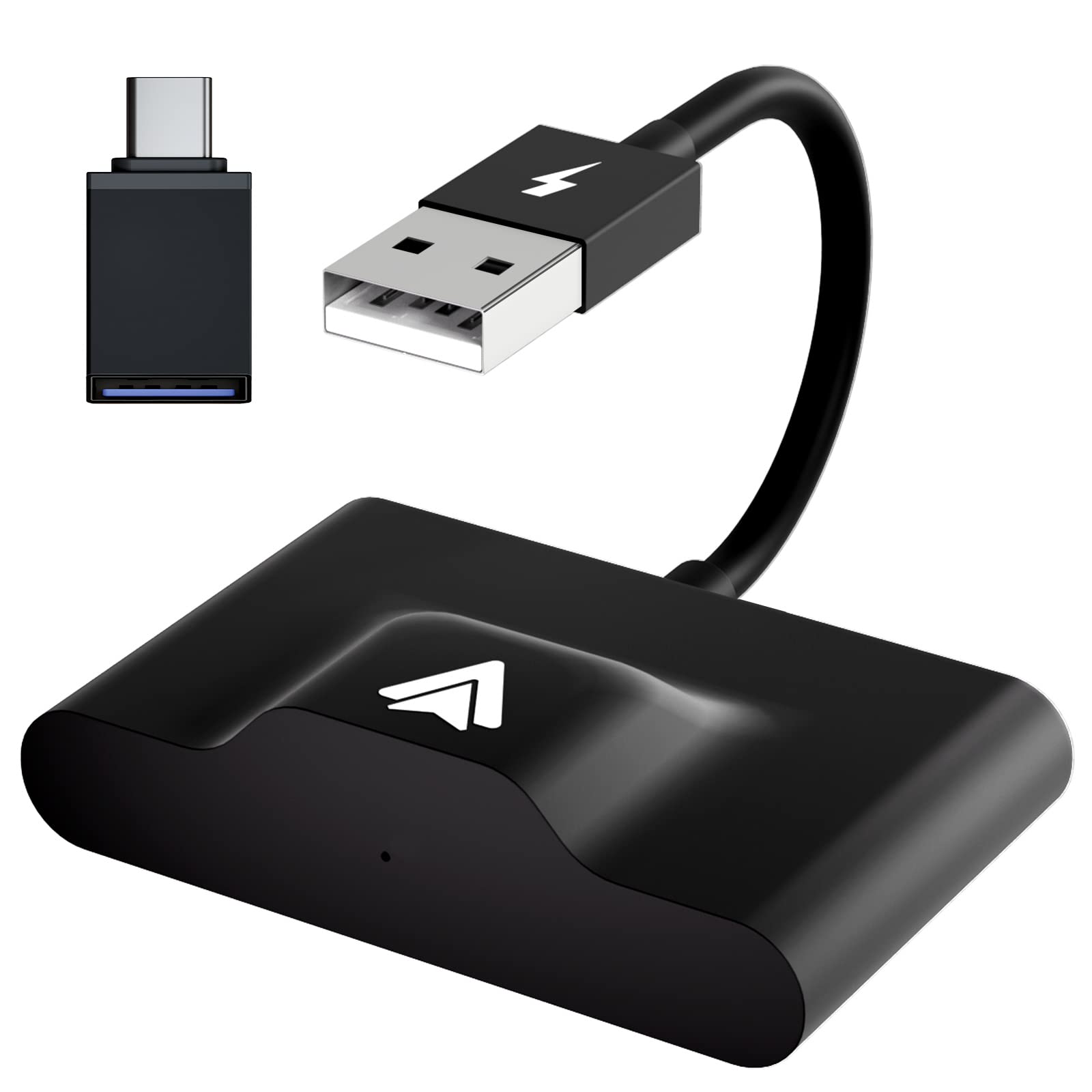 FUYAGLOW Android Auto Wireless Adapter Compatible with Samsung/Google/Pixel, etc, Wireless Android Auto Adapter Convert Factory Wired to Wireless, Stable Bluetooth Connection