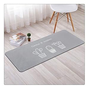 Lsy’s shop Tappeto da Bagno Tappetino da Cucina Decorazioni per la casa Ingresso Zerbino Tappeto da Bagno Antiscivolo Tappeto Scorrevole/Zona Guardaroba Tappeto 120X50 cm