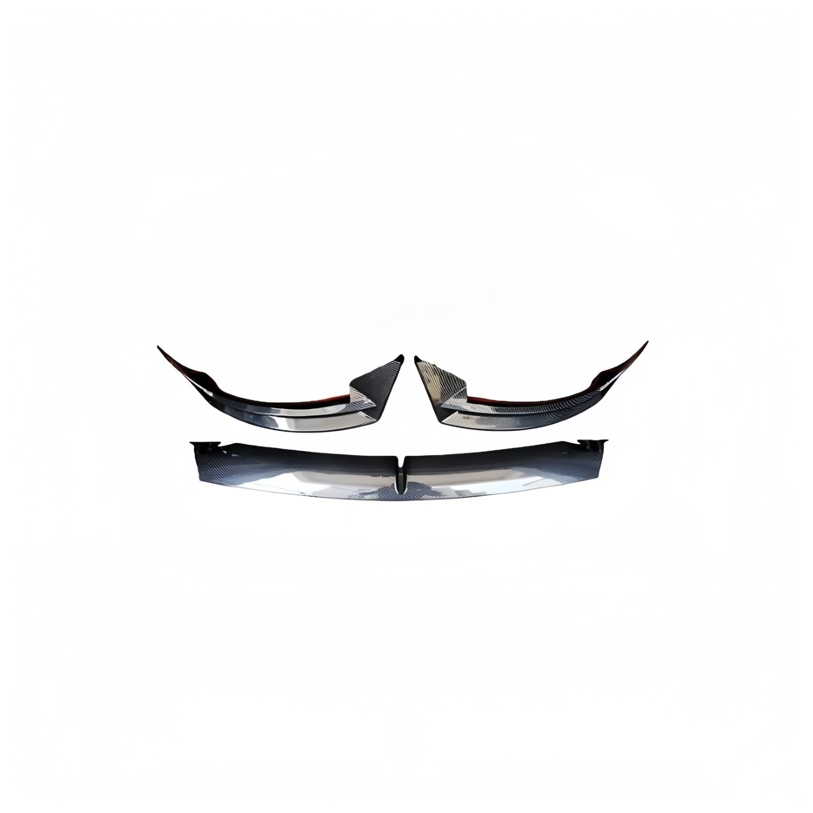 Séparateur diffuseur avant Tesla 2017-2023 style carbone 3 pièces - 8