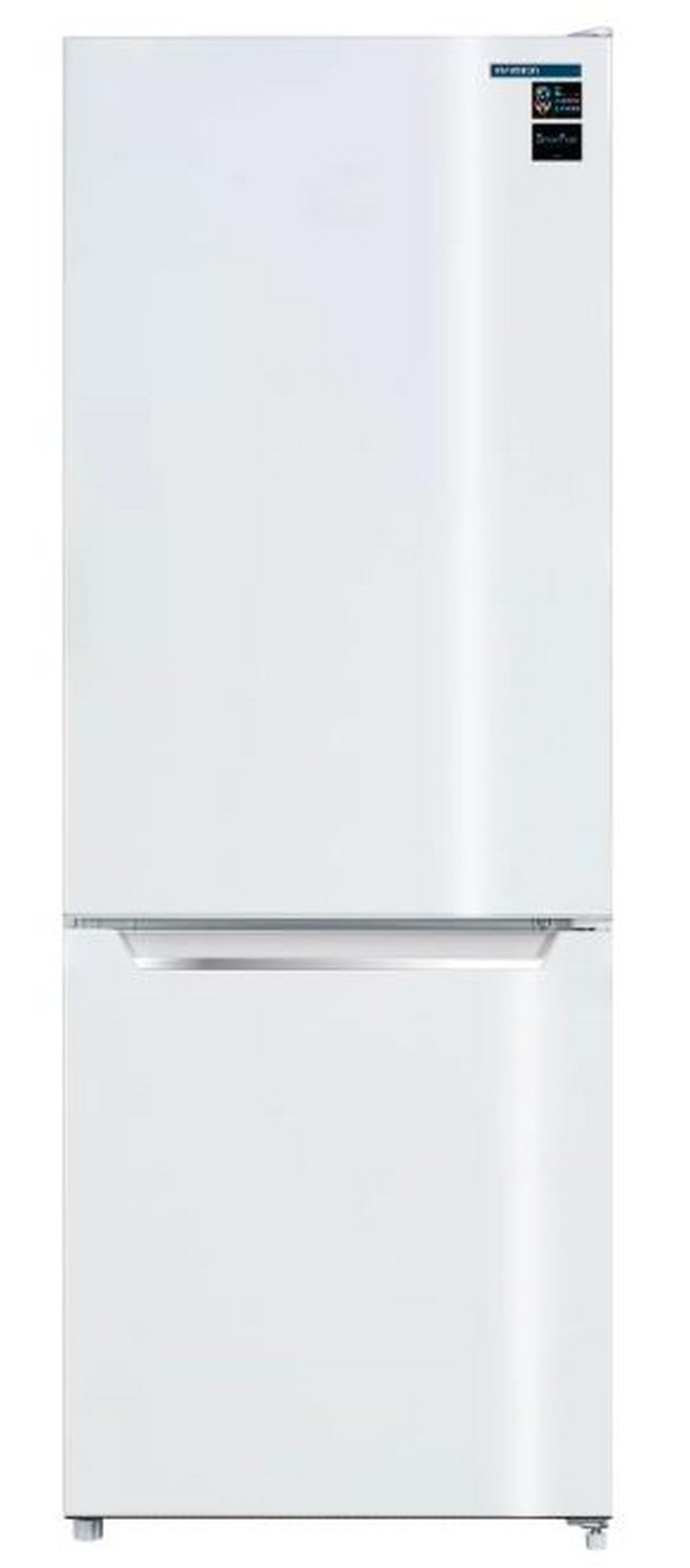 INFINITON Frigorifico Combi FGC-210C14BEZ, 205 Litros, 144 cm de Altura, Fast Freezing, LED Interior, Tirador integrado, E, Blanco