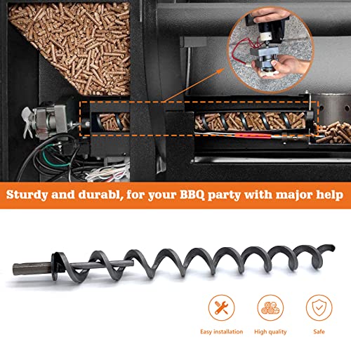 Yaoawe 17 Inch Direct Igniter Auger Shaft Screw Push Rod/Shaft And Auger Brushing Kit thumb #5