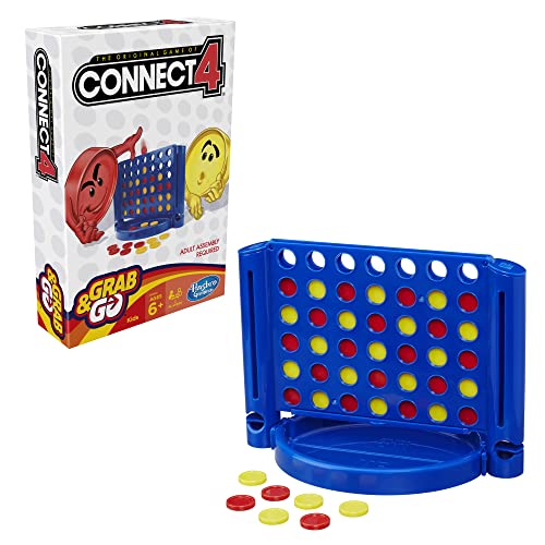 Image of Monopoly Deluxe Edition Game, Ages 8 Years Old and Up&Hasbro Connect 4 Grab and Go Game; for Kids Ages 6 and Up, Multicolor