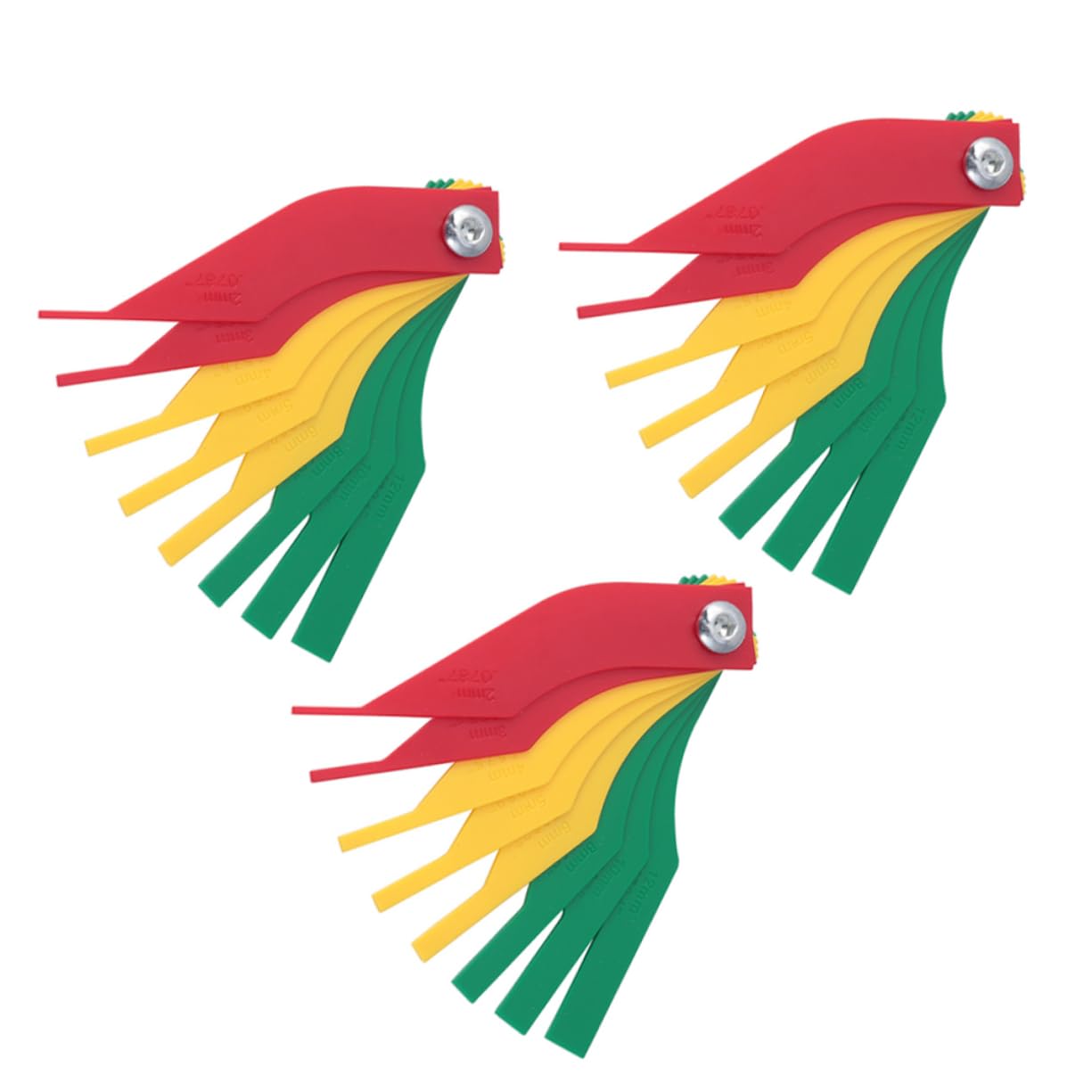 MOLUCKFU 3pcs Brake Pad Measuring Tool Easy to Use Brake Gauge for Accurate Thickness Measurement Wear Assessment Multifunctional Pad Gauge Tool for Cars