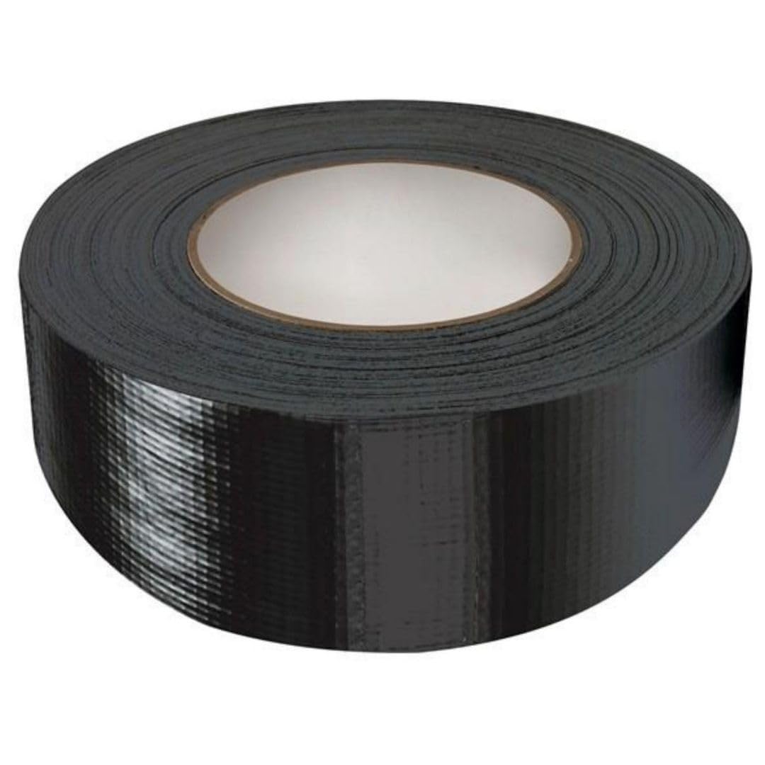 GTSE - Nastro Adesivo da Imballaggio 48 mm x 50 m nero 12 Rotoli | Fascette in nylon resistenti e autobloccanti - Multiuso, per casa, ufficio, garage e fai da te
