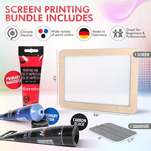 Marabu PLFRHBP4M Screen Printing Kit Set thumb #1