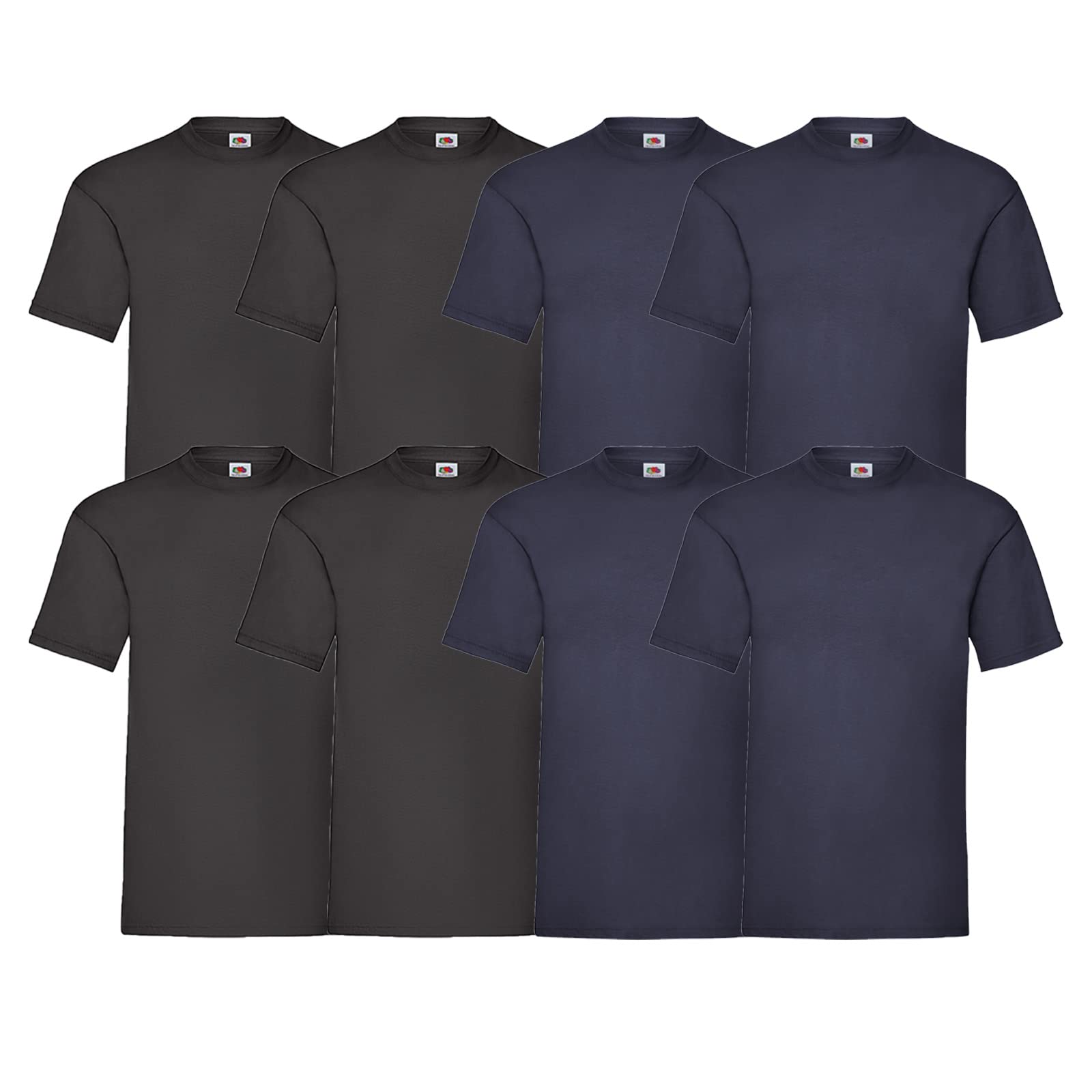 Fruit of the Loom 8er Pack T Shirts Valueweight T Rundhals S M L XL XXL 3XL 4XL 5XL Übergröße Diverse Farbsets