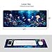 Ocean Jellyfish Gaming Mouse Pad Colorful Underwater Sea Fish Coral XL Mouse Pad Large Mousepad Extended Laptop Keyboard Mat Gaming Desk Pad Mouse Mat 31.5